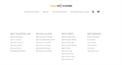 Desktop Screenshot of cheapproscooters.com